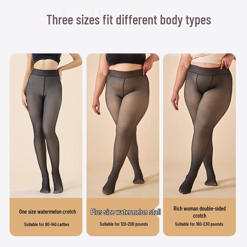 Women's Faux Sheer Thermal Tights