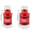 2Pcs Quick Release Bike Hub Thru Axle Adapter 12/15mm Hub Conversion Kits Adapter  Repair Tool
