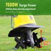 Electric Soil Loosener Household Electric Cultivator Hand-push Garden Tiller Agricultural Plow Hoeing Machine Rotary Weeder
