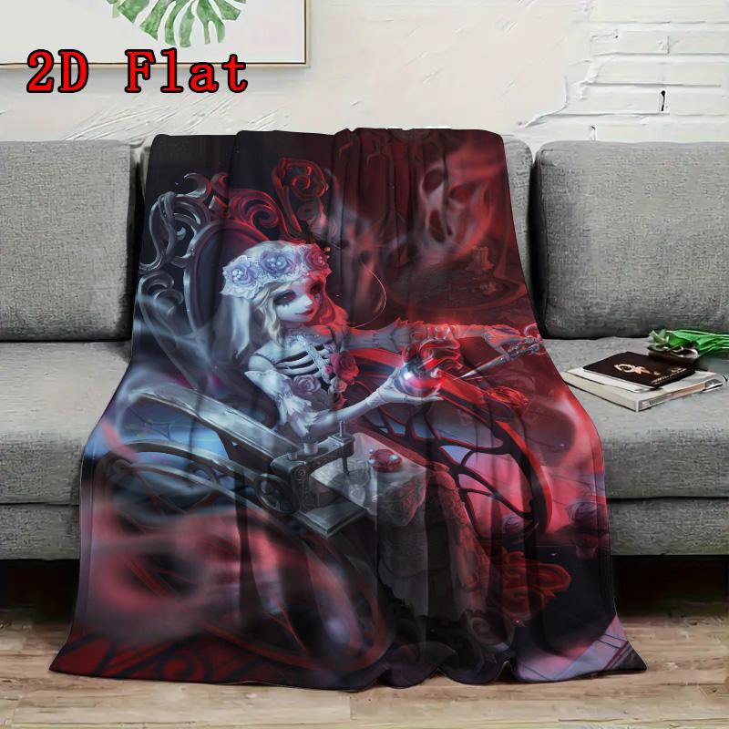 Identity V 2D Flat Pattern Flannel Blanket High quality All Seasons Warmth and Comfort Perfect for Christmas Gifts.NMT0928518