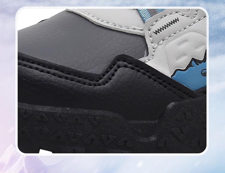 Bobodou 2025 Winter Kids' Cotton Shoes - Warm Velvet Sneakers for Girls & Boys