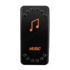 12V 24V Laser Rocker Switch Orange Led Light ON OFF / ON OFF ON for Car Boat Polaris RZR Can-Am ATV UTV RV Maverick Commander