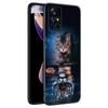 Cute Little Tiger Phone Case For Xiaomi Redmi Note 7 8 8T 9 9S 10 10S 10T 11 11S 4G 11E 11T Pro 5G Soft TPU Black Cover