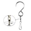 Garden For Wind Chimes Bird Feeder Plants Pot Solar Light Hanger Clip Swivel Hook Hanging Hook