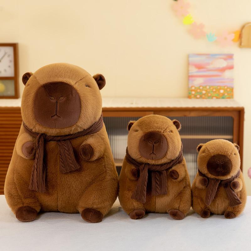 Simulated Capybara Animal Plush Doll Childrens Birthday Gifts Home Decorations