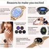 SACOSDING New Fashion Women Smart Watch AMOLED HD Screen 1.32 inch Sports Fitness Tracker Ladies Bluetooth Call SmartWatch For Xiaomi