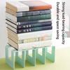 Transparent Acrylic Desktop Bookshelf - Book Storage Divider & Bookend, Solves Desk Clutter & Messy Books, Space-Saving, Sturdy