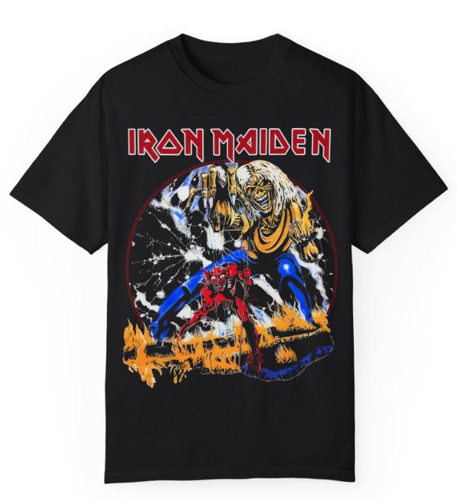 Official Iron Maiden Band Shirt 1982 – Number of the Beast Vintage Concert Merch