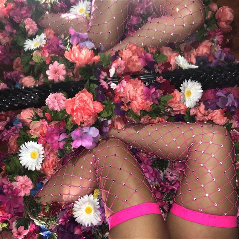 Women Sexy Fishnet Stockings Shiny Lady Nylon Tights Erotic Stockings