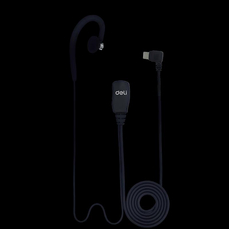 

Deli DLS316 Walkie-Talkie Wired Headset (CN version)