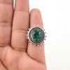 Green Emerald Gemstone Ring, Handmade Jewelry, 925 Solid Sterling Silver Ring, Attractive Jewelry Ring For Wedding Gift