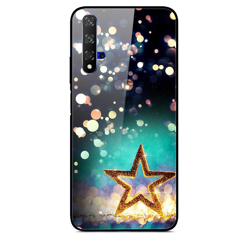 For Huawei Nova 5T Case Tempered Glass Cover 3D Cat Printing Case For Huawei Nova 5T 2019 5 T Phone Case For Huawei Nova5T Cover