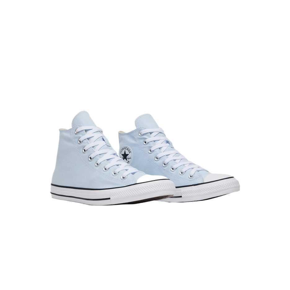 Converse All Star Comfortable Thin Sole Shock Absorbing Wear Resistant High Top Skate Shoes Unisex Skate Shoes Light-Blue A10535C