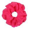Striped silk chiffon scrunchie