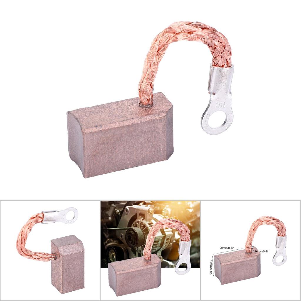 20 stk J471 Erstatning Karbonbørste DC Solenergi Dypbrønnpumpe Motor Karbonbørste