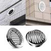 Elegant Round Sturdy Stainless Steel Soffit Ventilation Grille with Builts In Bathroom Home Accessory for Apartments