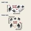 Halloween Terrifying Faceless Ghost Bloody Handprints on Balcony, Window Glass, Window Stickers