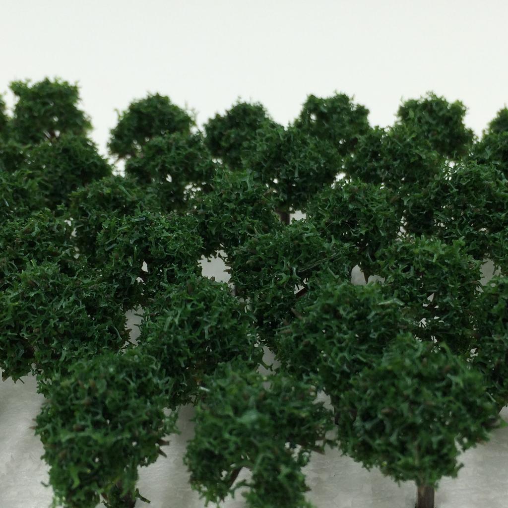 Selectable Quantity 50 or 100 Pieces N Gauge Architectural 3cm Dark 100 Forest, Colors, [DauStage] Diorama, Railway, Model, Trees, Scenery, (11,