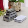 1Pcs Push Tin Plate Mini Metal Storage Box Travel Small Finishing Box Dust-proof Rectangular Candy Packaging Iron Box Pill Cases