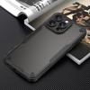 Armor Series For iPhone 15 Pro Case PC+TPU Semi-Transparent Frosted Finish Protective Phone Cover