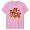 Fall Vibes TShirt Retro Fall Aesthetic Autumn Thanksgiving Gift For Him And Her