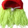Fun Rock Pet Hat Adjustable Cat Hat with Ear Holes Cute Pet Hat with Yarn Hairs for Small Dogs Cats Party Costume Photo Prop