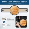 2 Pcs Silicone Bread Sling for Dutch Oven Liners Silicone Baking Mat [Non-Stick & Heat Resistant] Reble Sourdough Bread Baking Supplies with Long