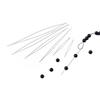 5 Piece Curved Beading Needle Set Stainless Steel Beading Tools Versatile Beaded Threading Pins Jewelry Making Supplies