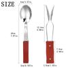 Musical Metal Spoon Percussion Instrument Toy for Play Sounds Percussion Musical Spoon with Handle Percussion Instrument
