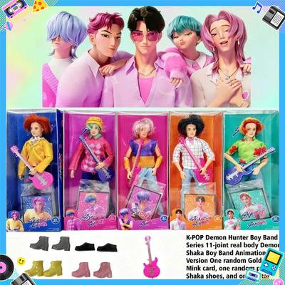 Juguetes de Muñeca Kpop Cazadores de Demonios Rumi Mira Zoey Figura de Acción Hermosa Grupo Femenino Masculino Juguete DIY para Niñas