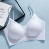 Summer ultra-thin jelly thin shoulder strap without steel ring breathable beauty vest type seamless bra cover gathering