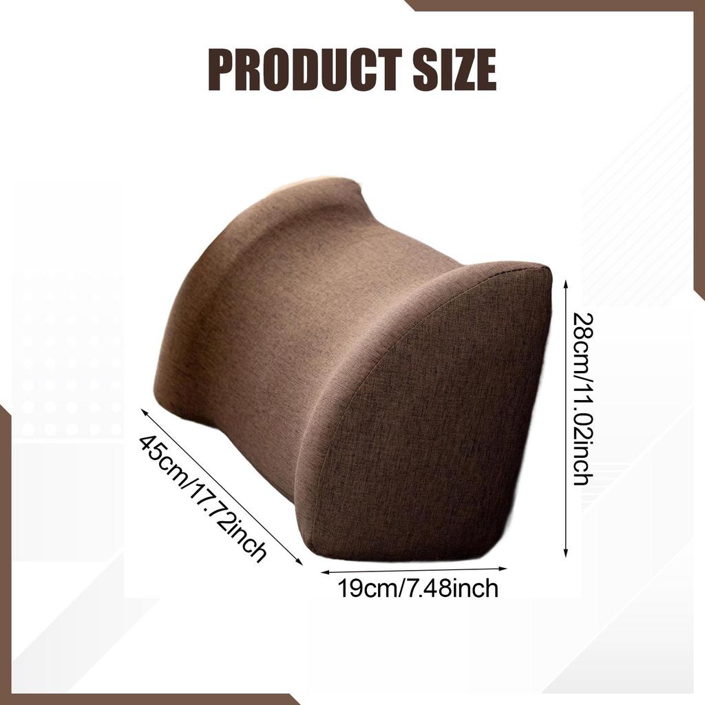 Back Cushion Support Sponge Comfort Low Pillow Office Chair Waist