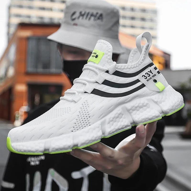 Summer Men's Sneakers Breathable Running Shoes for Men Comfortable Classic Casual Luxus Brand Sports Shoes Men Tenis Masculino