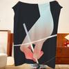 Artist E-ENHO Throw Flannel Throw Blanket, Lightweight Cozy, Durable Washable Cute Cool