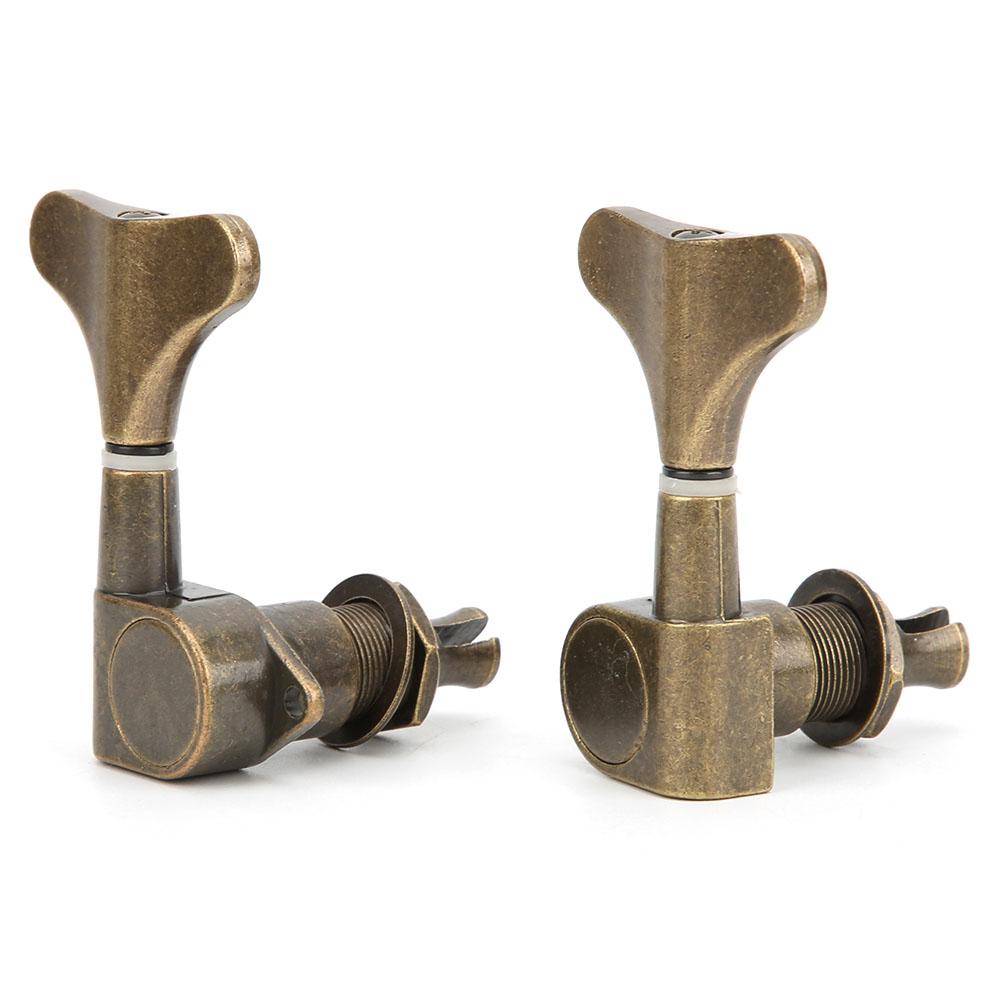 

6 Pcs Tuning Key All Sealed Fishtail Electric Bass Tuning Key 3L+3R Instrument Accessory less than br more than