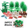MARUMINE 48 PZ-54 PZ Set di Accessori Blocchi da Costruzione MOC Giungla Giardino Vista Città Pezzi Modello Lucertole 2435 3471 6064 14769
