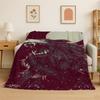 Fenrir Wolf Spirit Moon Dream Animal Flannel Blanket Soft Throw Blanket for Bedroom Living Room Bed Travel Camping Picnic Nap