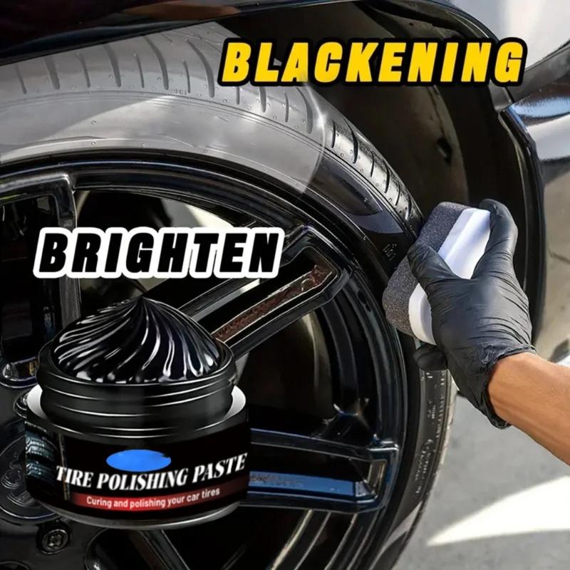 Autoreifen Glanzbeschichtung Reifen Glanz Kunststoff Gummi Felgen Aufbereiter Creme Paste Polierer Aufheller Auto Aufbereitung