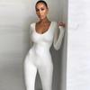 Women's Clothing Casual Fitness Rompers Long Sleeve Skiing Jumpsuit Women Elastic Hight Outfit Fashion Sportwear Slim Rompers Streetwear Overalls