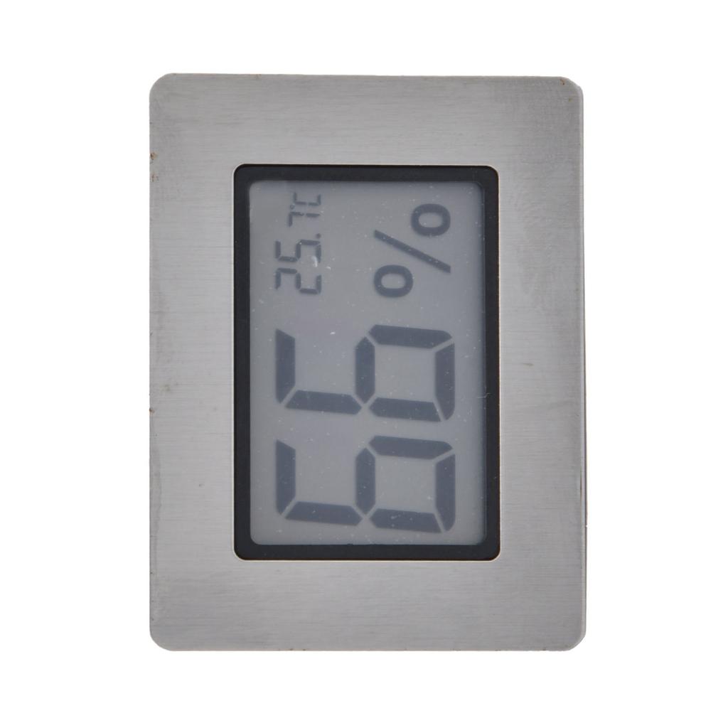 Embedded Design LCD Electronic Thermometer Hygrometer for Cigar Box Guitar Case Wine Cabinet