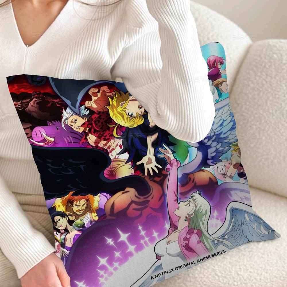 The Seven Deadly Sins Pillow Cover Design Cushion Cover Decor Holiday Decorati