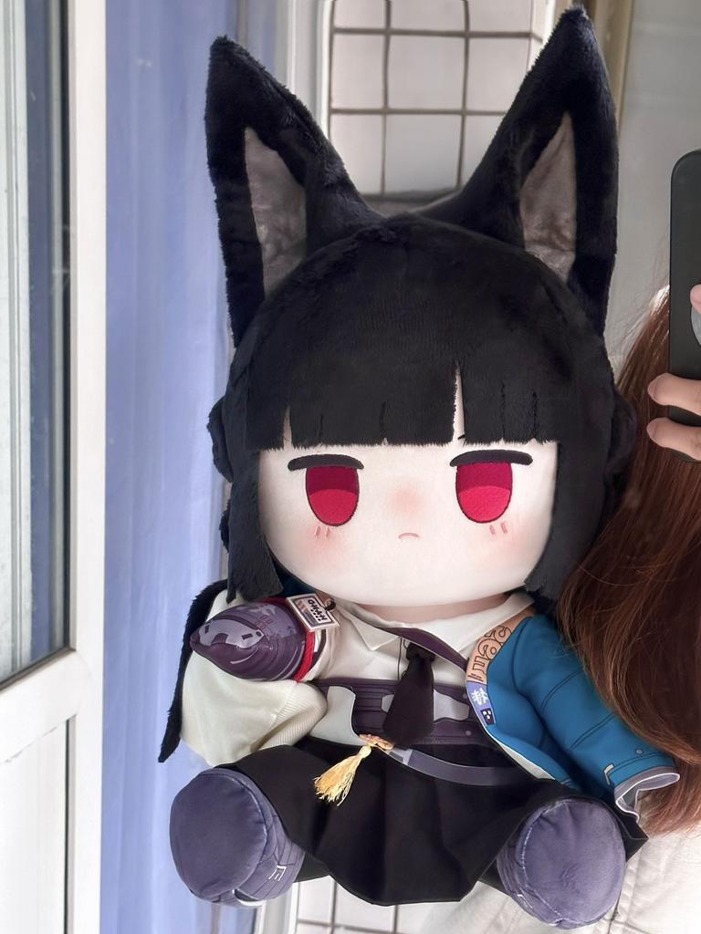 New 40cm Zenless Zone Zero Game Anime Plush Doll Hoshimi Miyabi Cartoon Doll Soft Stuffed Kawaii Room Decor Cute Gift