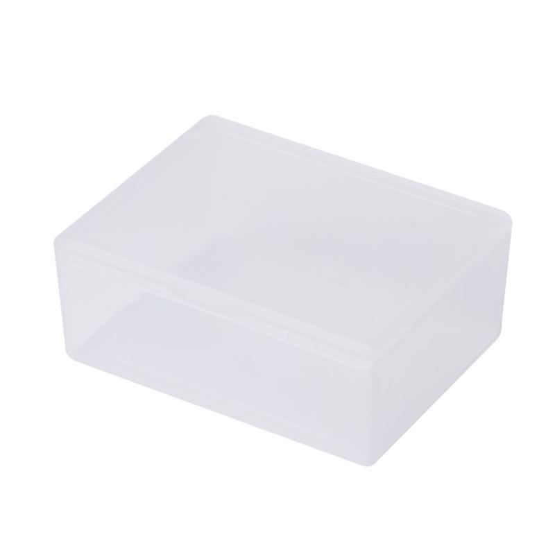 Square Transparent Storage Box Small Plastic Case For Jewelry Beads Small Parts Coins Screws Container Multiple Sizes Option