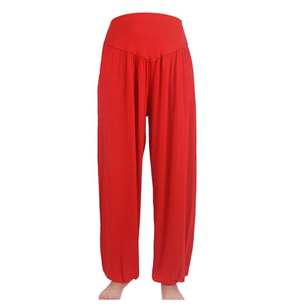 Fitness Comfortable Generous Loose Yoga Pants Tai Chi Pants Closed Dance Pants Bloomers