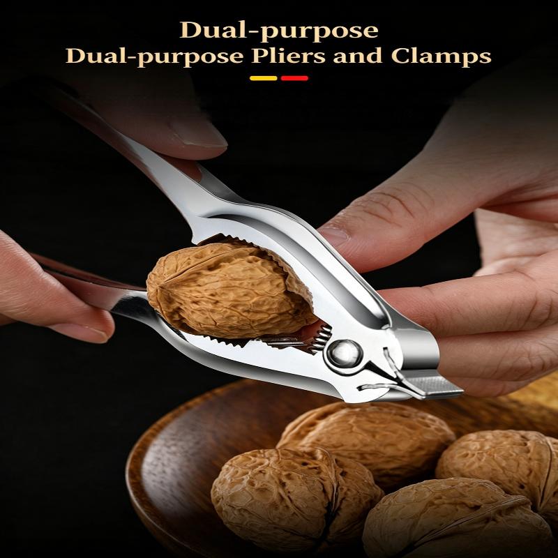 Aprisgorgogliare Strumento Granchio Cracker ApriVongole Utensile da Cucina Lega di Zinco Shucker Acciaio Inossidabile Strumento ApriVongole Gadget da Cucina
