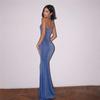 New Summer Women's Fashion INS High-End Elegant Dress with Halter Neck, Straps, and Backless Slim Fit Design