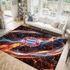 Bayern München Design Kristall Sammet Matta Mysig Icke?Halkskyddad tryckt matta för sovrum, vardagsrum, entré