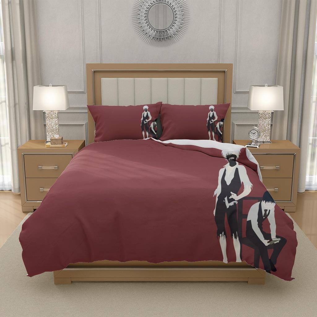 K-Ken K-Kaneki T-Tokyo G-Ghoul Anime Quilt Cover Set Bedding Durable Polyester Gift for Kids Teens Single Double Queen King, EU US UK AU DE Sizes