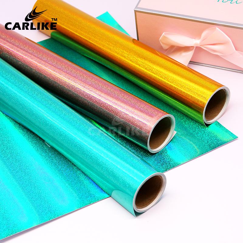 Colorful Dots Laser Matte Engraving Film Sticker