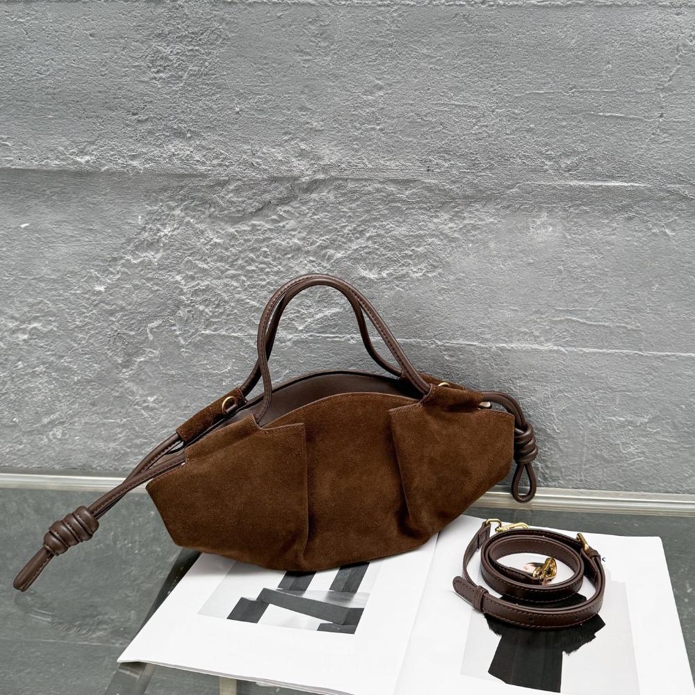 Hot Women's Bag Cowhide Light Leather Retro Single Shoulder Small Square Bag Women's High-Grade Texture  Single Shoulder Bag Hundred Styles Universal